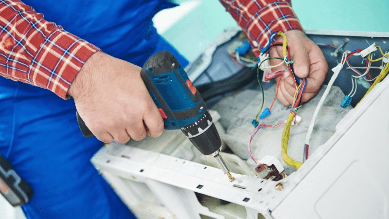 Köprübaşı Fagor Fagor çamaşır makinesi kart tamiri – Su almama arızası orijinal parça ile giderildi. - Teknik servis örneği